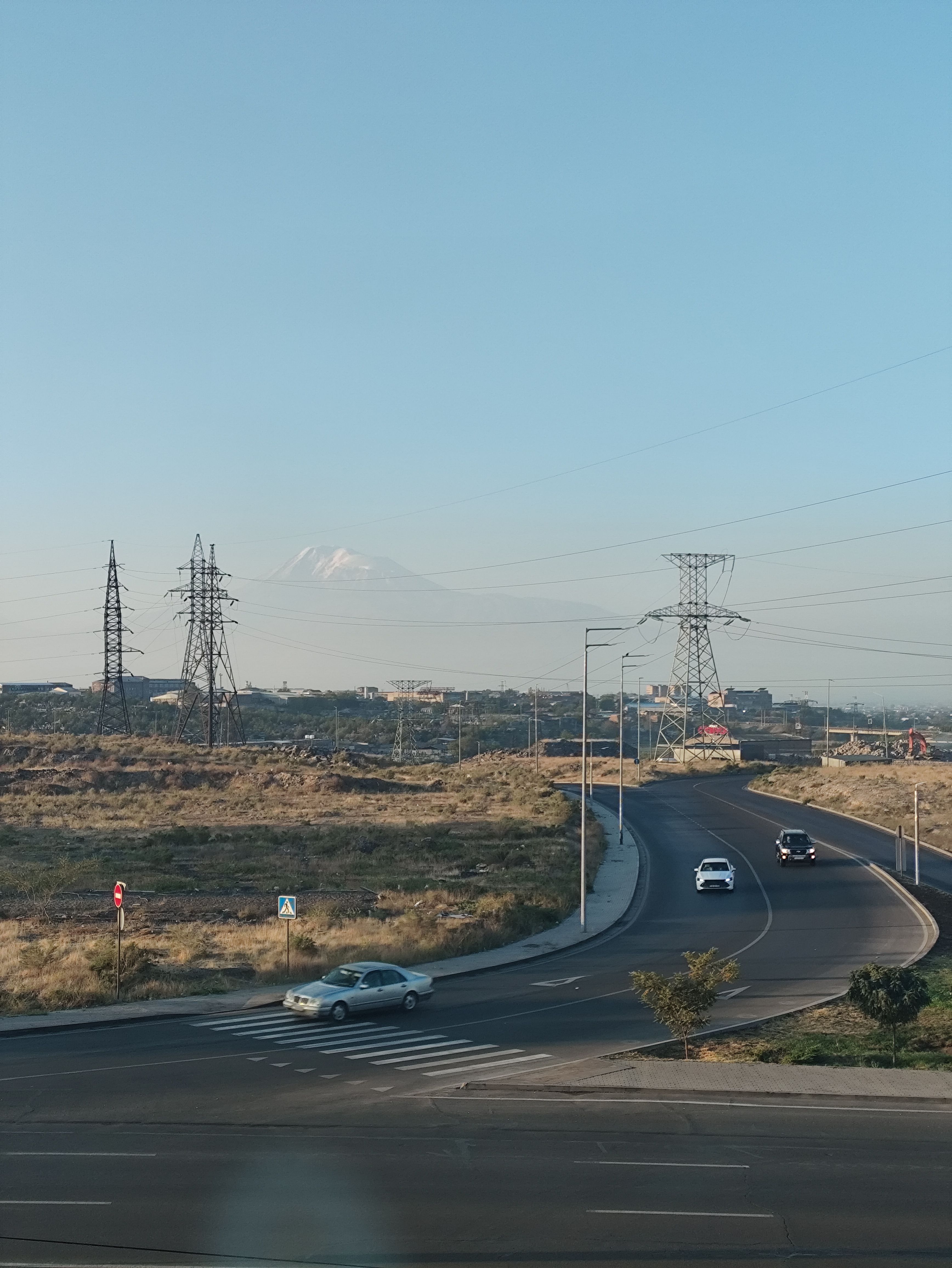 Road with Mt. Ararat in the background