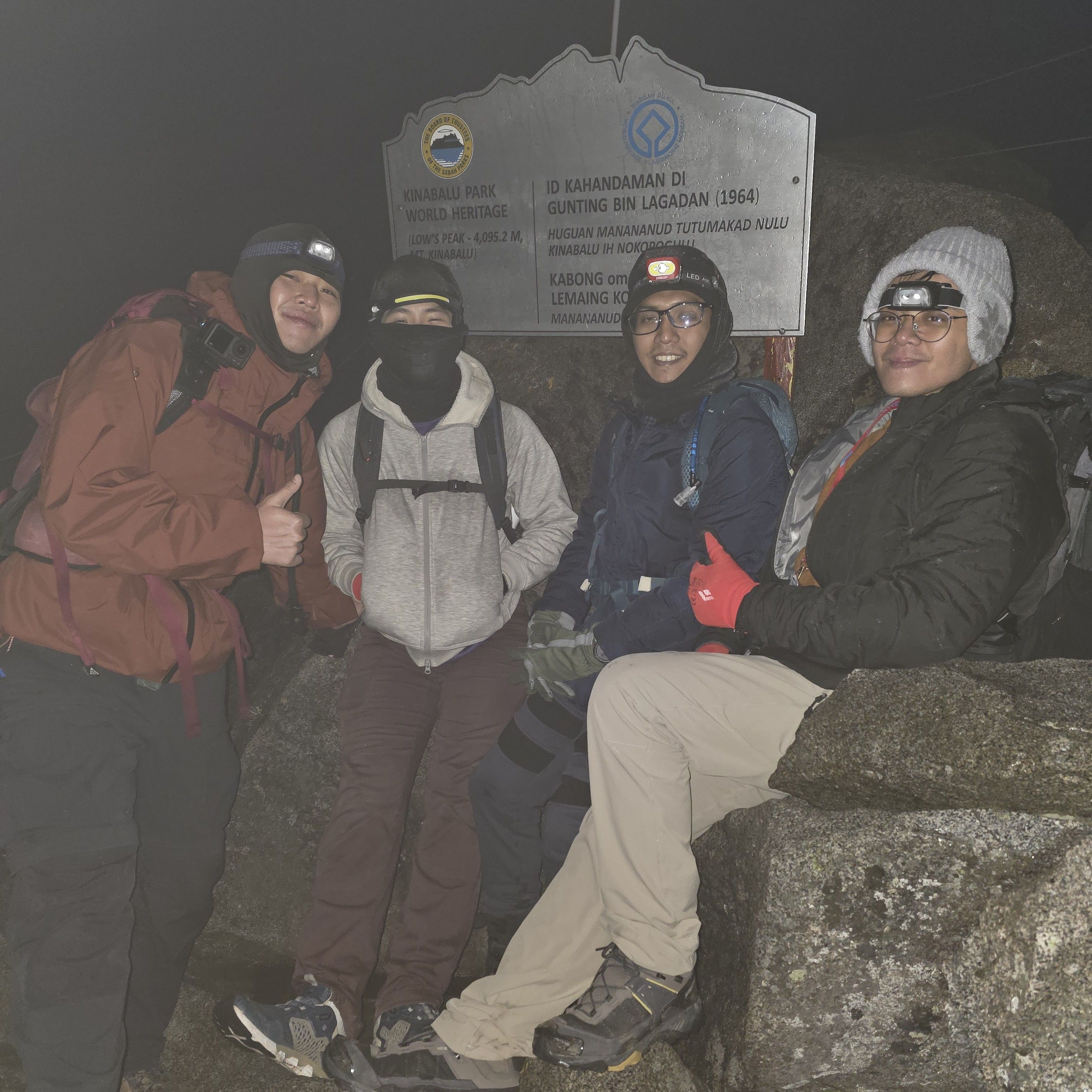 Us at the summit