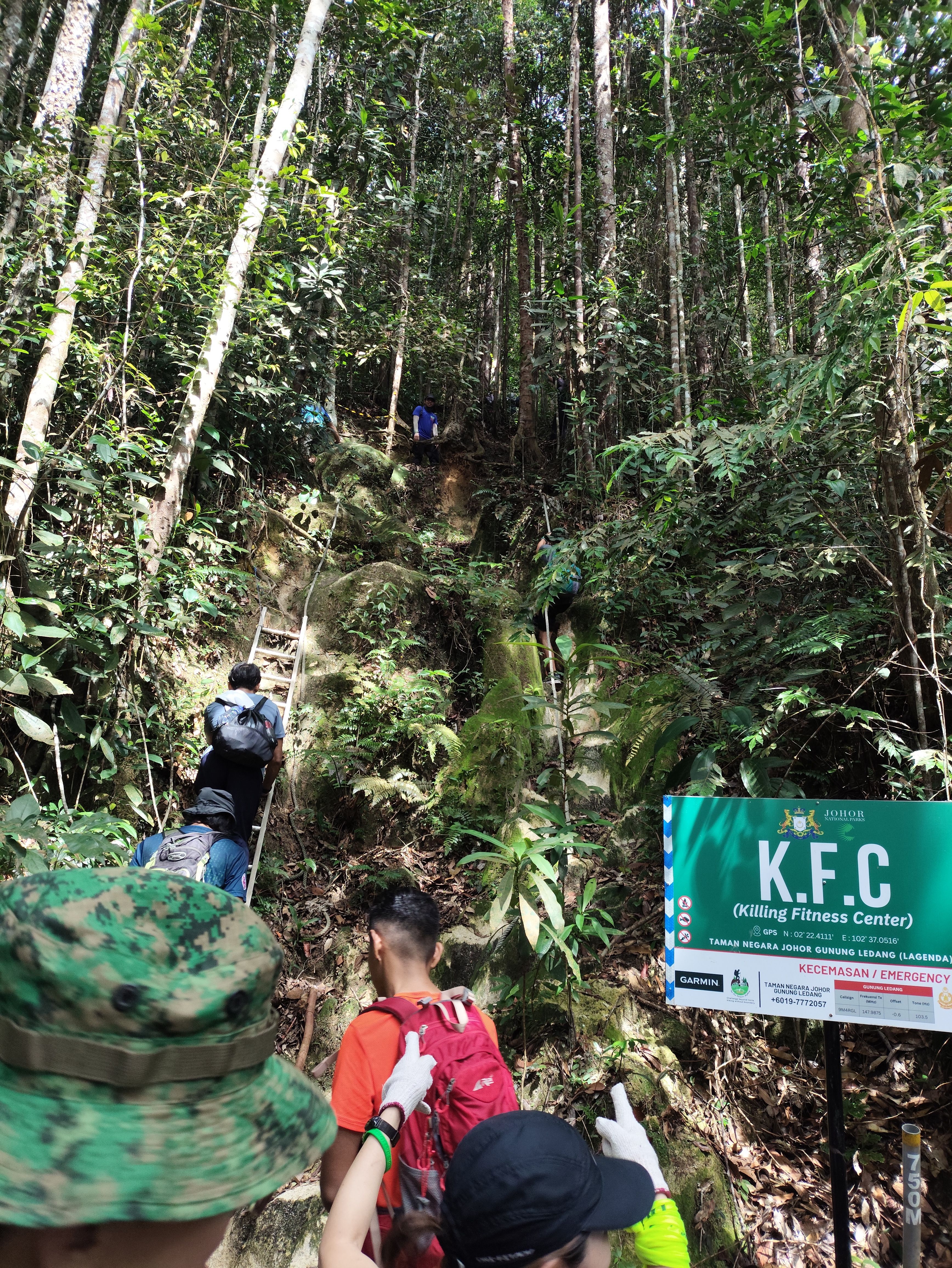 The Killing Fitness Center, some really steep climbs.