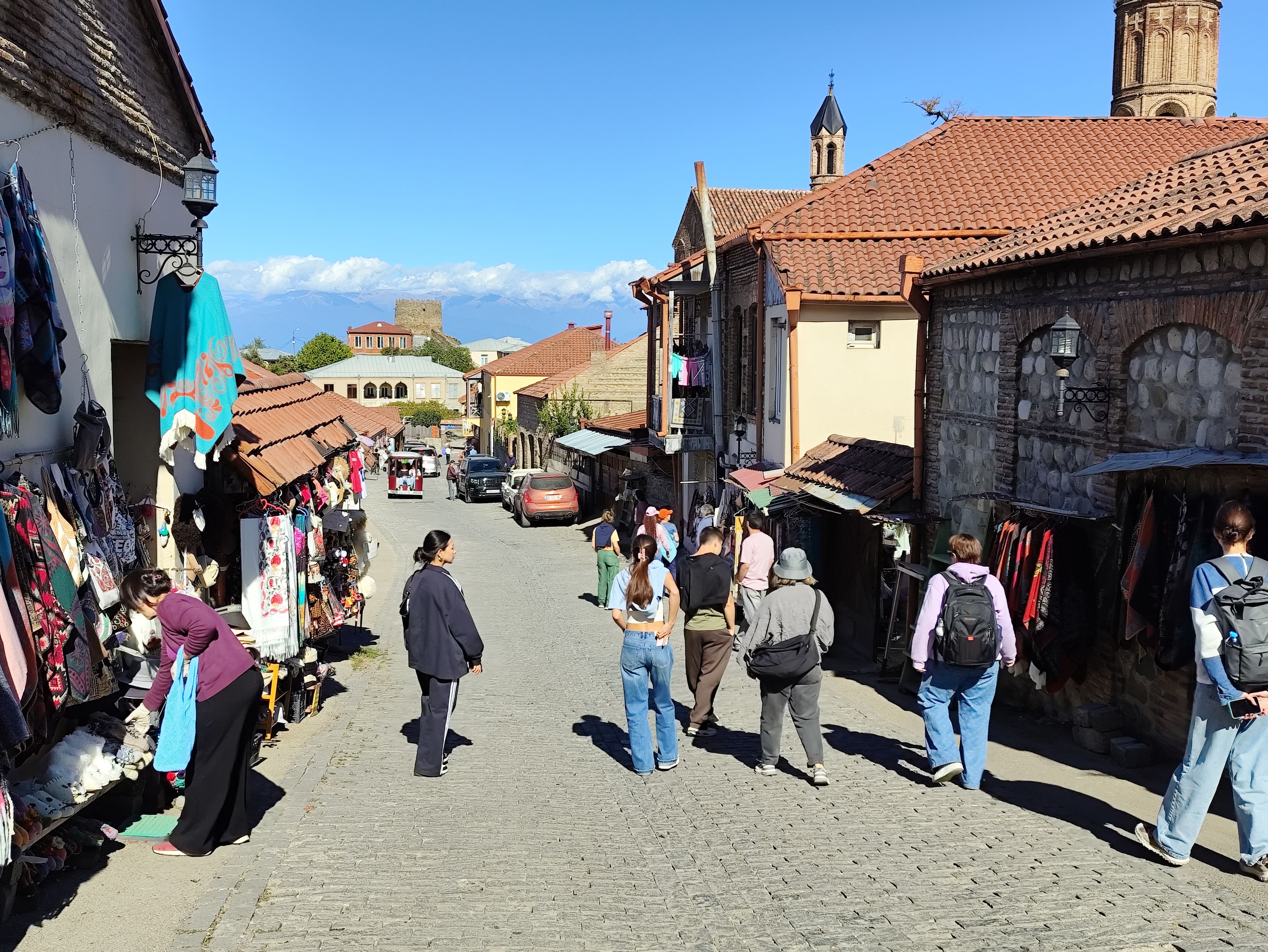 On the streets of Sighnaghi