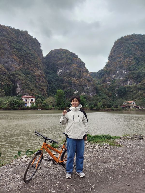 Me with bicycle.