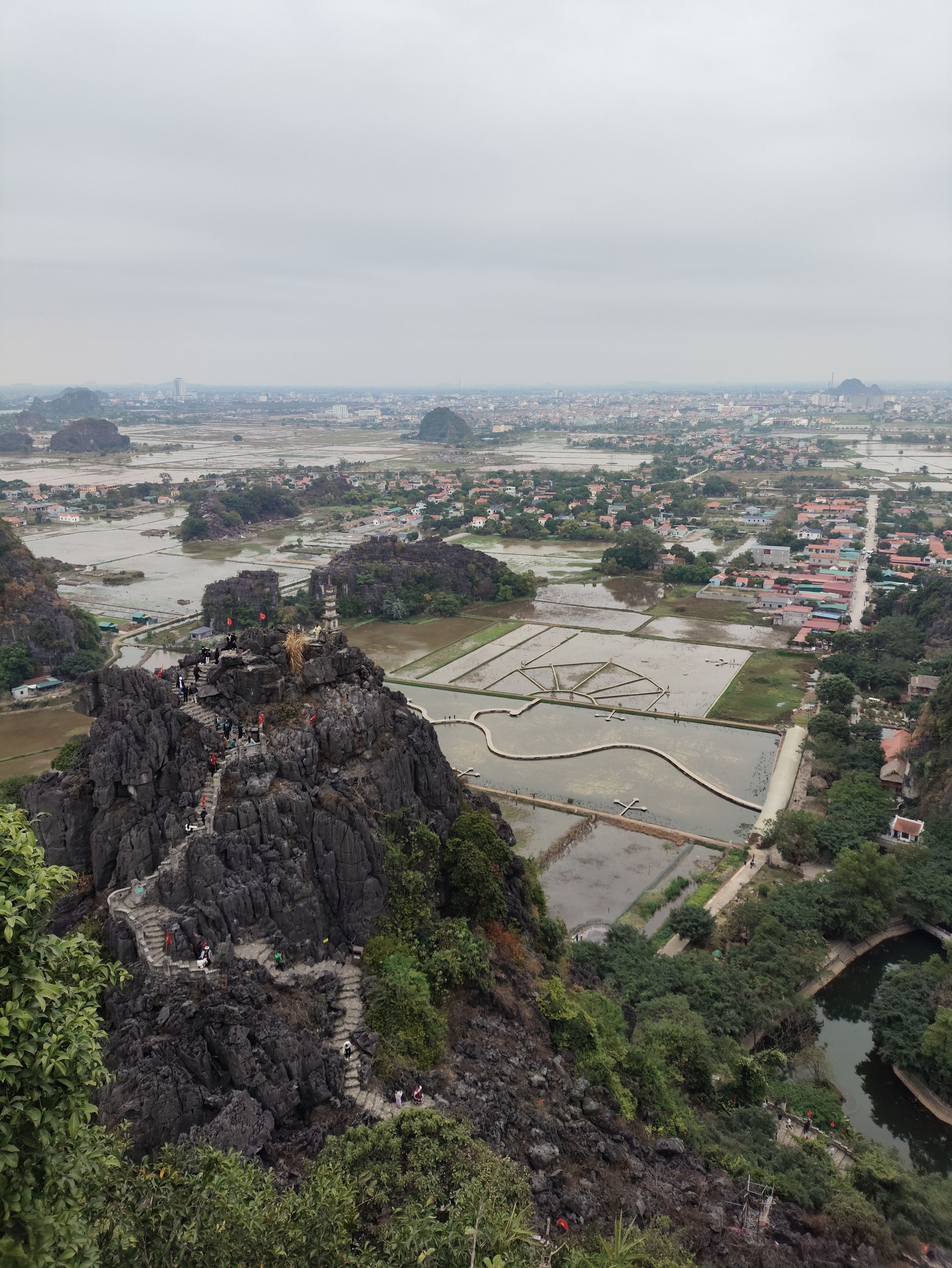 View atop Lying Dragon mountain